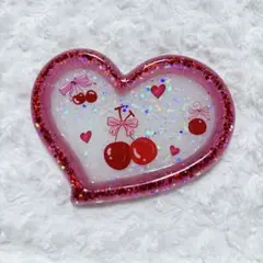 レジン 小物トレー さくらんぼ