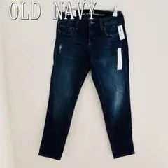 新品OLD NAVY ボーイフレンドスキニージーンズクロップド丈23インチ