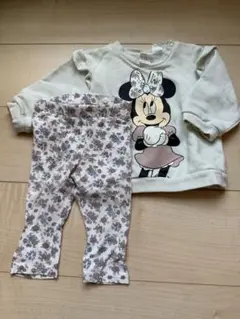 H&M ミニーマウス トレーナーとレギンスセット 6ヶ月