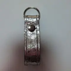 錦キーホルダー幅広　シルバー　※オータムセール