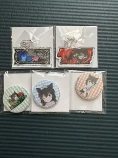 転生したら剣でした、缶バッジ3つ+キーホルダー2つ　パチスロ