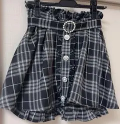 NOEMIE　ノエミー　 サッシュベルト付フリルスカパン