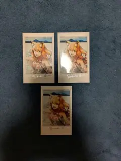 fgoフェス、鈴鹿御前、ポートレート3枚セット