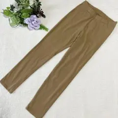 【セルフサービス】スキニーレギンスパンツ　ストレッチ　ベージュ　大きいサイズXL