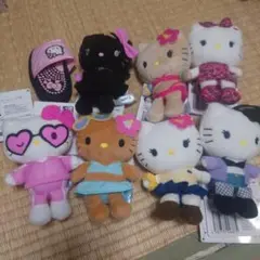 ハローキティマスコット XOXOギャル vol.1 vol.2 8体セット