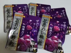 忍者めし 鉄の鎧 グレープ味 5袋