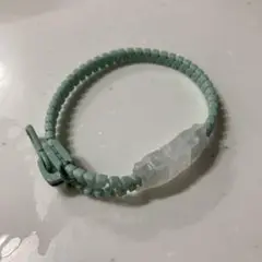 【美品✨】YKK ファスナースレット グリーン　ガチャガチャ