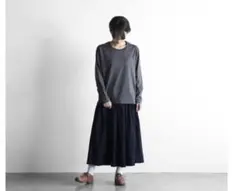 hius yohaku コラボ　Tシャツ　ギザコットン