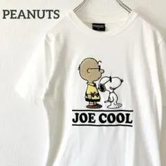 【PEANUTS 】スヌーピー Tシャツ ワッペン風イラスト 3D 白 Mサイズ