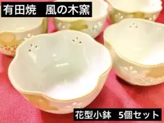 有田焼 風の木窯 小鉢 柄違い5個セット