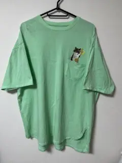 go slow caravan シリコンバイオ　刺繍ラウンド TEE MINT4