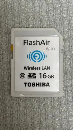 【超美品】無線機能付きSDカード TOSHIBA FlashAir 16GB