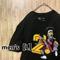 TH100【US輸入】NBPA　半袖Tシャツ【メンズL】ブラック