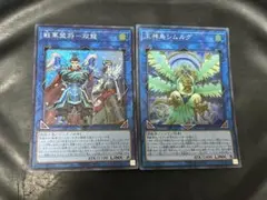 遊戯王　戦華盟将 双龍　王神鳥シムルグ セット