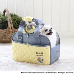 ペットパラダイス★ミニオン★キルティング キャリーバッグ 超小型犬