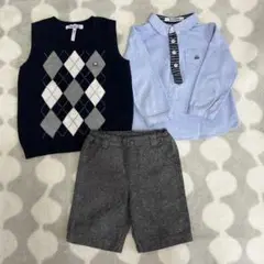ファミリア ベスト、シャツ、パンツ 3点セット