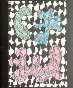 #70 抽象画 原画