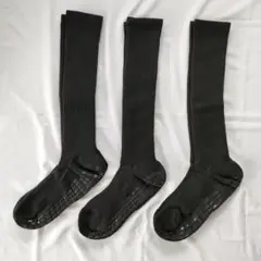 新品✨ スポーツソックス 滑り止め付 サッカー ハイソックス 3足組 23～28