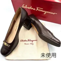 Salvatore Ferragamo パンプス ガンチーニ 型押し レディース
