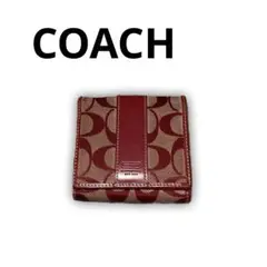 COACH コーチ Wホック二つ折り財布 ウォレット レディース