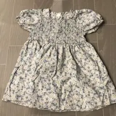 ベビー服　高見えワンピース　花柄ワンピース