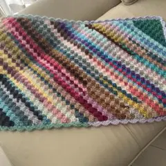 ダイアゴナルステッチブランケット
