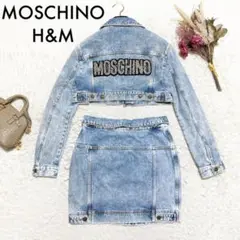 美品 MOSCHINO Hu0026M モスキーノ デニムセットアップ XS 36