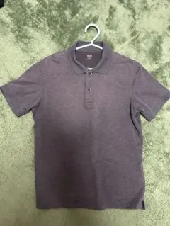 UNIQLOポロシャツ ダークグレーMサイズ