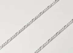 新品シルバー925♢1mm フィガロチェーン 45cm ネックレス