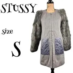 ステューシー STUSSY コート ファー(S)