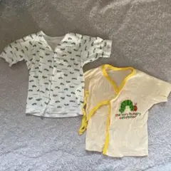 値下げ！コンビミニ ワンタッチ肌着 50-60cm 腹ペコあおむし セット