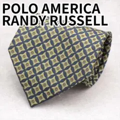 POLO AMERICA RANDY RUSSELL ネクタイ 幾何学模様