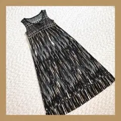 K.T◆ KIYOKO TAKASE　ノースリーブワンピース（11）ロング　総柄