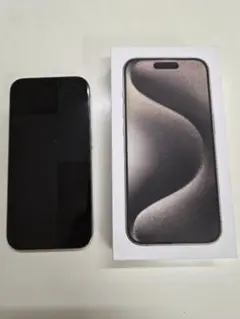 Apple iPhone 15 Pro ナチュラルチタニウム128gb