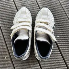 ASICS 野球シューズ ホワイト ベルクロ　25センチ