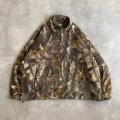 カベラス リアルツリーカモ フリース ハーフジップ カモ柄 3XL 11604