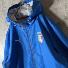 PUMA プーマ ナイロンジャケット 古着 OLD イタリア 裏地メッシュ XL