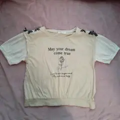 ANGE D'ARGENT ベージュ Tシャツ 150