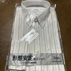 Zega 形態安定 長袖シャツ Mサイズ　新品、未使用