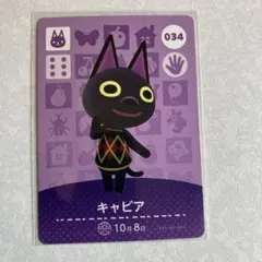 どうぶつの森　amiiboカード　キャビア