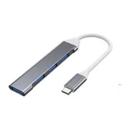 Type-c ハブ拡張マルチポート USB3.0/2.0USB グレー