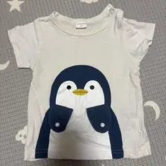 子供服　90サイズ　Tシャツ　半袖　クリーム色　白