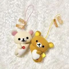 リラックマ　コリラックマ　だららんミニマスコット　キーホルダー　プライズ