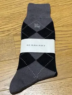 BURBERRY メンズ靴下　アーガイル柄 ソックス 25〜26cm