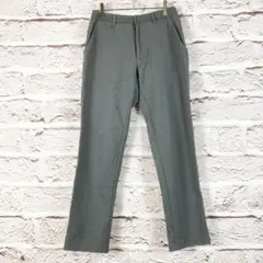 r314 UNIQLO グレー スリムフィット カジュアルパンツ　S