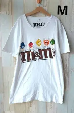 m&m's キャラクター Tシャツ Mサイズ ホワイト