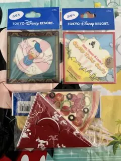 ディズニー　メモ帳　ふせん　パークフード　セット　新品未使用