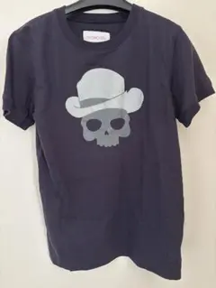 HYDROGEN スカルデザイン Tシャツ ネイビー