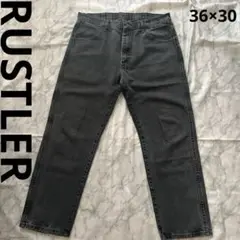 RUSTLER ラスラー　ブラックデニムパンツ　36×30