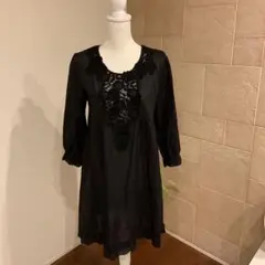 INGEBORG 胸刺繍ワンピース チュニック 未使用品